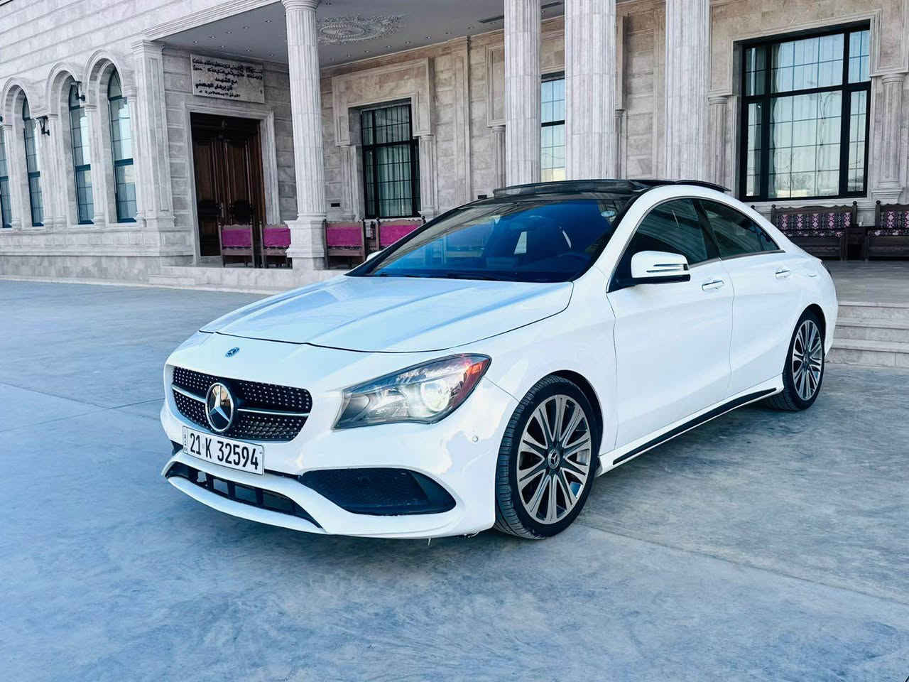 سلام عليكم 
مارسيدس - ‏Cla -250
 مديل - 2019 
فول موصفات 
- بصمة 
- رادر 
- نقطة عمياء  
- كامرة خلفية 
- بانوراما
- كشنات جلد رياضي 
- ذاكرة تخزين مقاعد 
- كروز تثبيت السرعة 
- تحكم استيرن يمين يسار 
- ماوس 
- اشاير بالمري 
- بك لايت لد 
- قطعتين تبريد 
- حساسات اماميه خلفيه 
- انارة ترحيب 
- توقف ذاتي 
السعر 175،ورقه - ⁠
      ماشيه 60 الف 
* وارد امريكا صور حادث بدون دواخل بدون ارباك سياره صور حادث بالمنشور صور قبل صبغ بالمنشور 
العنوان بغداد بسمايا 
*********** بغداد, العراق

