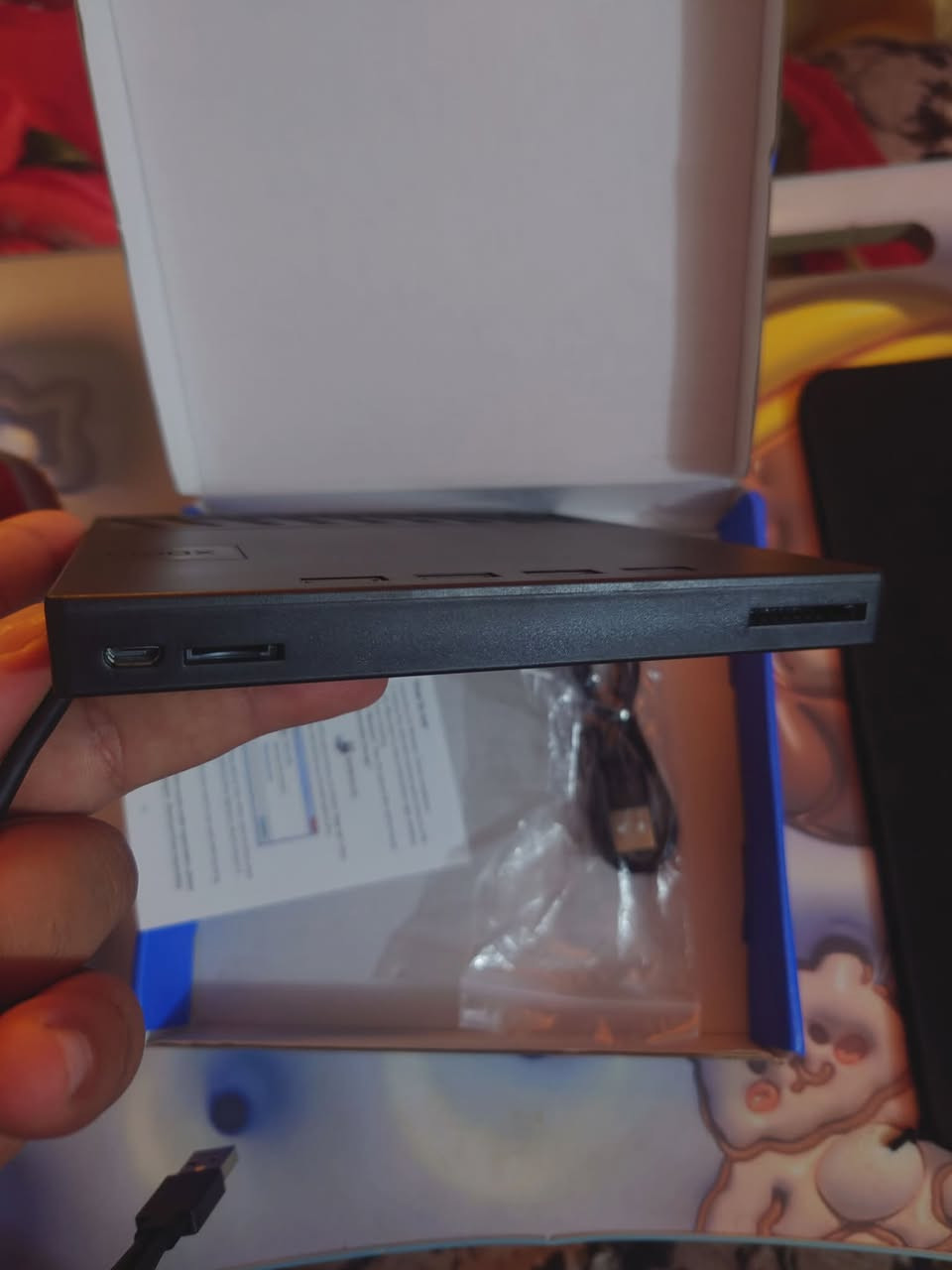 سلام عليكم
شباب طلعلي ذن 
قارى اقراص وusb3 و ميموري كارد خارجي كما موضح بالصورة
و شاشة لابتوب حجم 14 
سعر 30 الف ومتوفر توصيل


**إذا كنت صاحب هذا الإعلان وتريد حذفه لأي سبب، رجاءا أرسل رسالة إلى الدعم الفني**