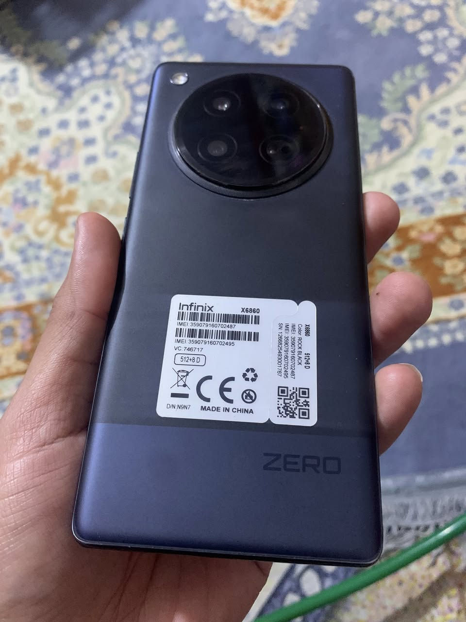 السلام عليكم
جهاز انفنكس زيرو 40 فور جي 

ذاكره 512 عملاقه 

عشوائي 8+5 يعني 13 

شاشه منحنيه 

معالج جي 100 

كامره 108 + 50 

بطاريه 5000 عملاقه 

دبل سيم كارت 

جهاز راقي وجديد جدا 

كفرات عدد 2 ولاصق شاشه اصلي 

السعر 250 الف 

بغداد مدينة آلصدر 

توصيل ماكو


**إذا كنت صاحب هذا الإعلان وتريد حذفه لأي سبب، رجاءا أرسل رسالة إلى الدعم الفني**