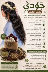 زيوت طبيعيه • علاج شعر • شعر كثيف