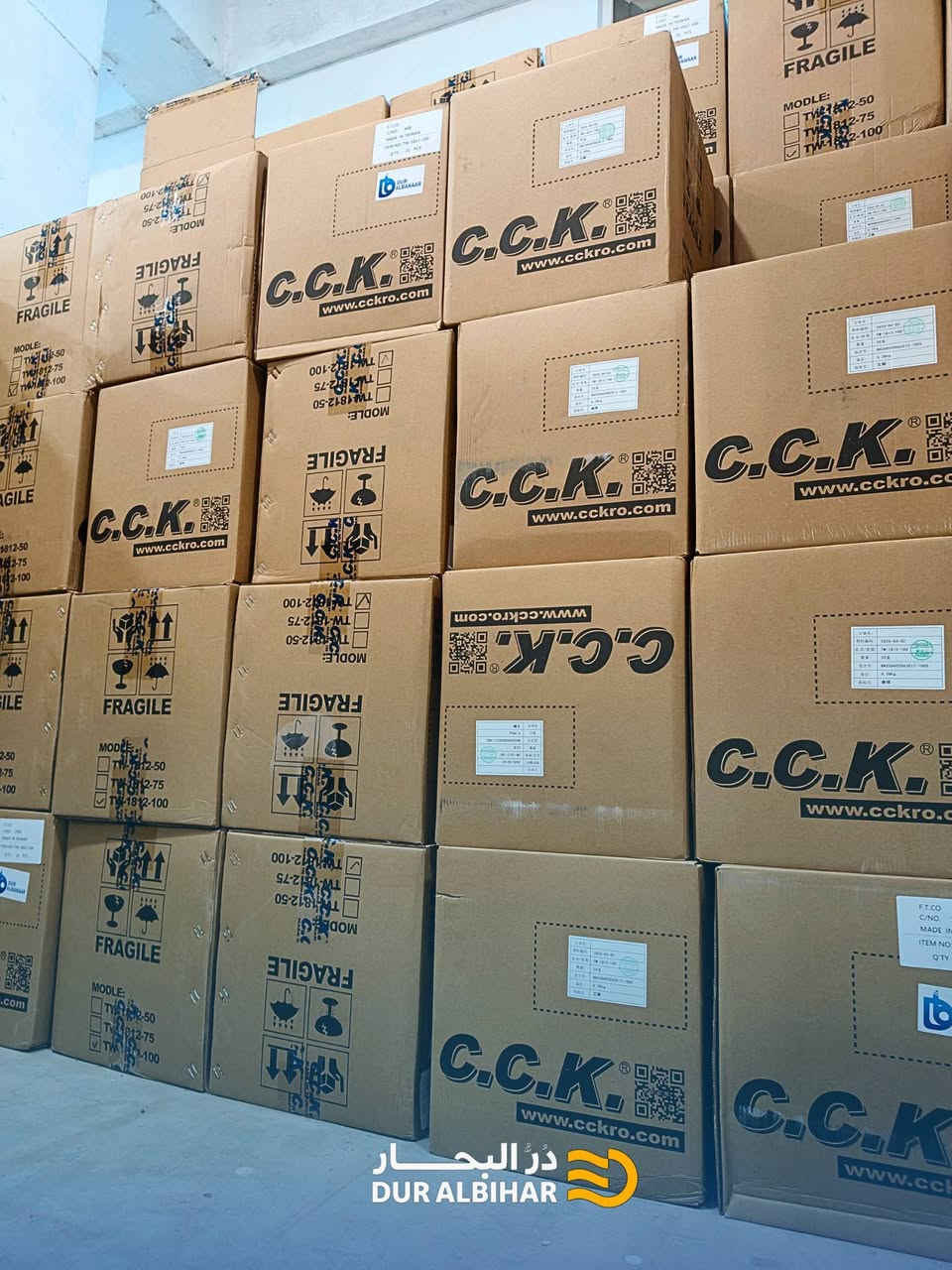 تعلن شركة در البحار للتجارة العامة والوكالات التجارية المحدودة المسؤولية عن وصول وجبة جديدة من منتجات 
شركة #CCK التايوانية 

- ممبرن تايوان 100 غالون CCK 

- البيع جملة فقط 

العنوان : النجف الاشرف - شارع المدينة - عمود  30 
عنوان المخازن : النجف الاشرف - الحرفيين - قرب معمل بلوك الطفيلي 

للتواصل والاستفسار على الارقام التالية :
📞 ***********
📞 ***********

تابعونا على قنواتنا في الواتساب و التلكرام :

التلكرام 
https://t.me/duralbahaar1

الواتساب 
https://whatsapp.com/channel/0029VaIjGXWEawds8xj3un2
