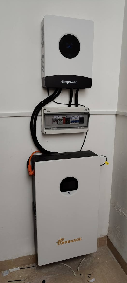 مرحبا ....
تابعو دقة وتفاصيل العمل...
عيش ورتاح وشتري راحة بالك وودع الانقطاعات المتكررة وهبوط الفولتية  مع توفير كهرباء على مدار 24 ساعة..

تم اكمال عمل منظومة 12 امبير نهاري وليلي 10 امبير في محافظة كركوك منطقة تسعين
متكونة من 
الواح لونجي  هايمو 7 بايفشل عدد 6 لوح 615w
انفرتر عدد 1  كوزباور 6kw

بطارية ليثيوم عدد1 10kw من شركة كرينيد
ضمان 5 سنوات خلايا

للاستفسار مراسلة الصفحة او الاتصال عالرقم ***********
المهندس طارق برهان
