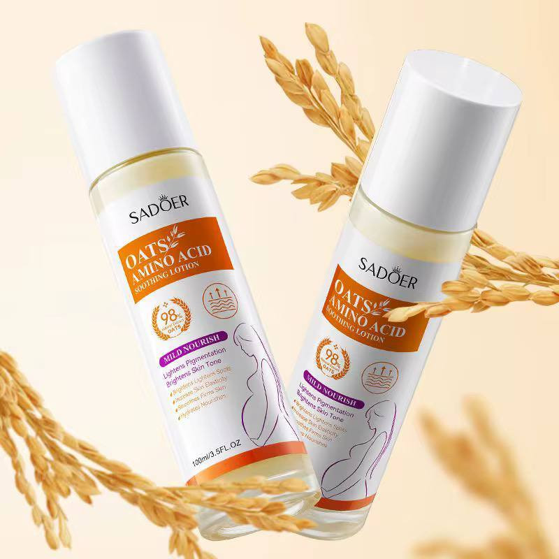 لوشن Sadoer Oats Amino Acid Soothing Lotion (لوشن سادور المهدئ بالأحماض الأمينية والشوفان). 

✅يحتوي على 98% من الأحماض الأمينية المشتقة من الشوفان. 

✅مصمم للترطيب اللطيف وتنعيم البشرة وشدها. 

✅آمن للاستخدام أثناء الحمل للمساعدة في تقليل ظهور علامات التمدد. 

✅يساعد على تبييض البشرة وترطيبها وتغذيتها.

الحجم 100ml
مع توصيل 20الف 
يوجد توصيل جميع المحافظات العراق


**إذا كنت صاحب هذا الإعلان وتريد حذفه لأي سبب، رجاءا أرسل رسالة إلى الدعم الفني**