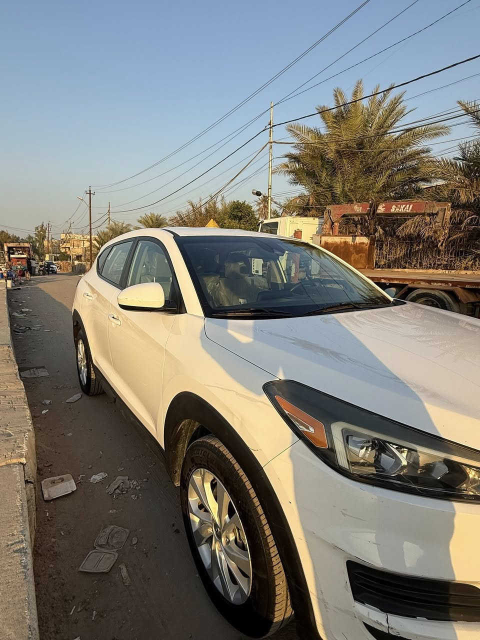 توسان للبيع 2019 امريكية 
حادثها فقط جنطة بدون دواخل 
مواصفات اعتيادية
محرك مجفت تجفيت ممتاز
السعر المطروح 16500$ وبي مجال بسيط
للتواصل ***********
