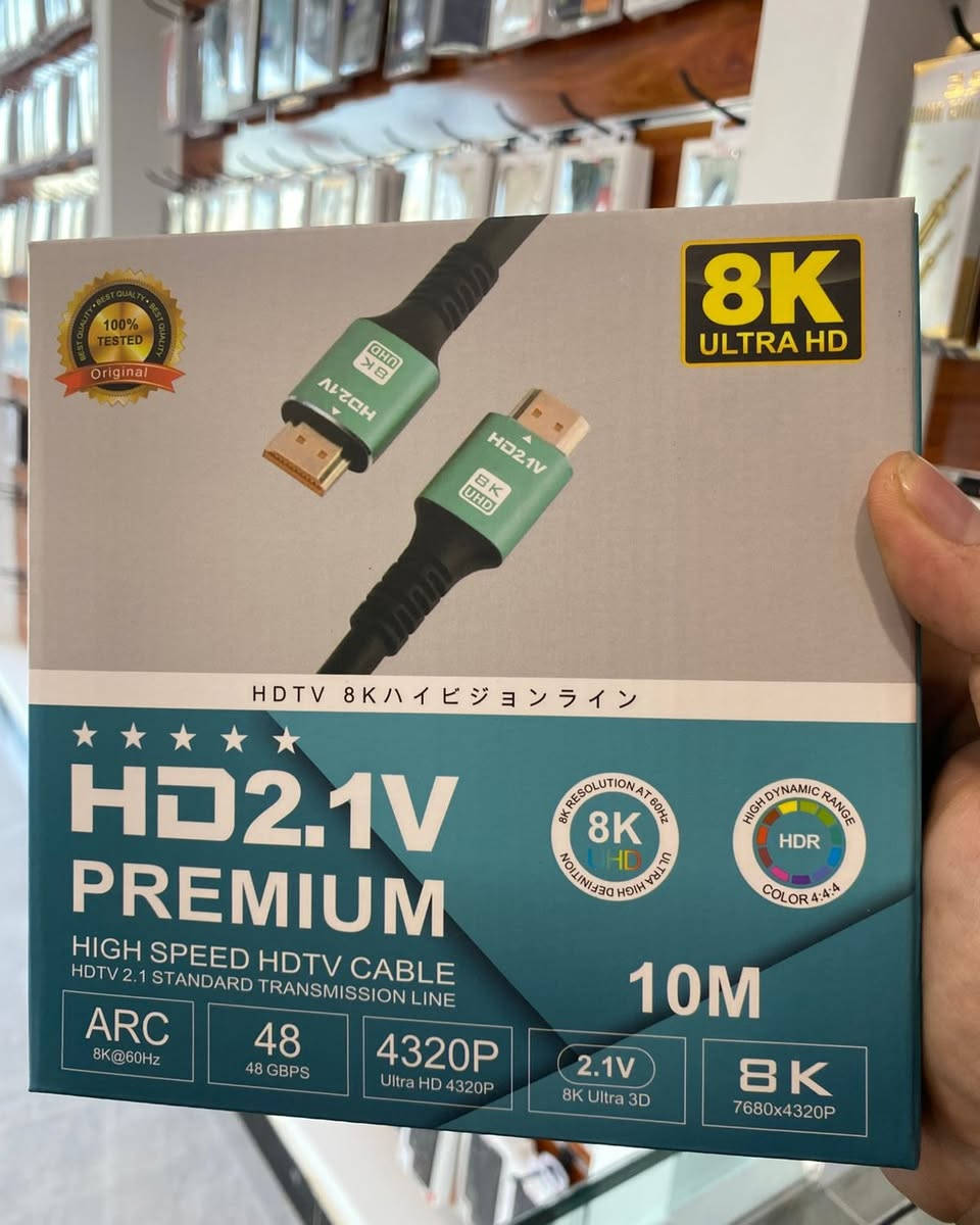 � كيبل  HDMI  4k 8k 

 يدعم دقة 4K و 8K UHD لنقاء صورة استثنائي

 نقل صوت وصورة بجودة عالية دون فقدان

 طول الكيبل: 2 متر  10  متر 20 متر 15 متر 

 مناسب للشاشات، أجهزة العرض، البلايستيشن، والأنظمة الصوتية

 خامة قوية وجودة ممتازة تمنحك تجربة مشاهدة واستماع مثالية

 استمتع بمشاهدة الأفلام، الألعاب، والمباريات بأعلى وضوح!

 تصميم متين ومقاوم للتشويش لضمان ثبات الإشارة.

السعر يبداء من 3 الاف حسب الكمية والمتر 

 التوصيل متاح لجميع المحافظات

ديالى /بعقوبة /حي المعلمين مقابل المدينة الترفيهية


**إذا كنت صاحب هذا الإعلان وتريد حذفه لأي سبب، رجاءا أرسل رسالة إلى الدعم الفني**