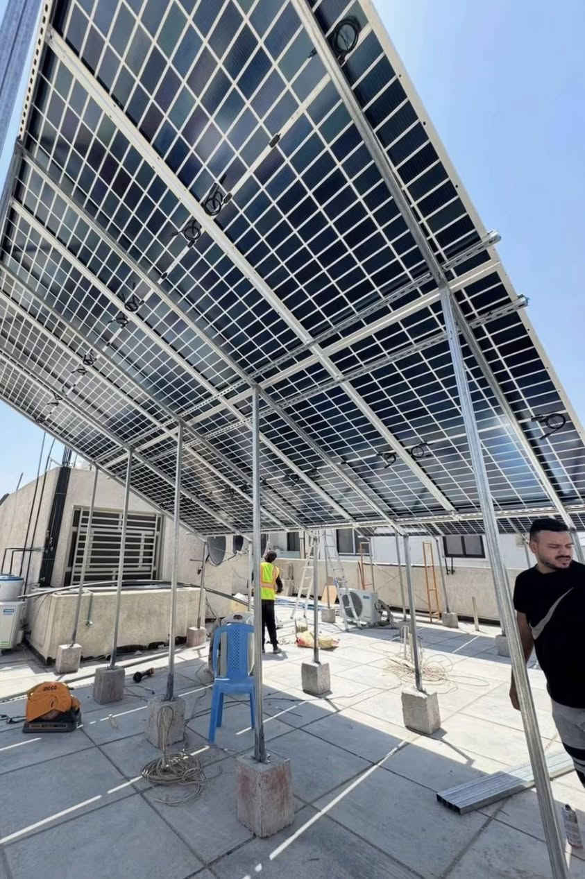 جانب من اعمالنا تنفيذ طاقه شمسيه للتواصل والاستفسار 
***********
