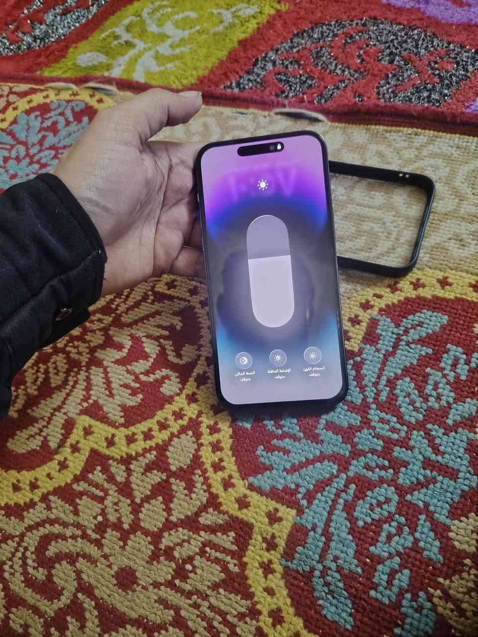 14 برو ماكس ذاكره 512. بطاريه 100
مبدل شاشه بطاريه اصليات
نموذج. سعره قفلل ٥٥٠ شراي يتصل *********** أو خاص. فقط
