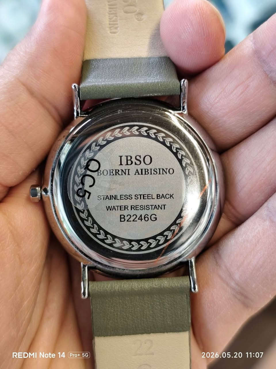 بسم الله

ساعات IBSO (إيبسو) کوارتز،باتری
مینا صدفي حلو
جدید مامستعمل
السعر 55 الف👉
یوجد توصیل/مکان السلیمانیة


**إذا كنت صاحب هذا الإعلان وتريد حذفه لأي سبب، رجاءا أرسل رسالة إلى الدعم الفني**
