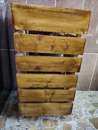 غطاء دبة غاز • خشب ثقيل • سلة مواعين ستيل