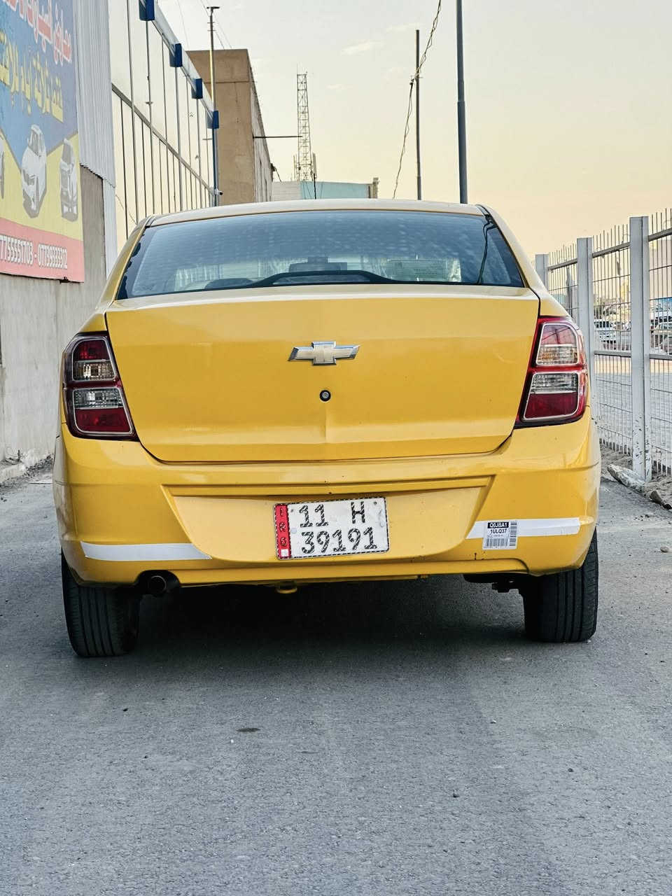 السلام عليكم
شوفرليت كوبلت 2016 
كير ومكينة كفالة عامة 
السعر 62 $وبيها مجال 
جاملغات صبغ فقط 
ماشية 100 الف 
تخم تاير 
سيارة خير من الله بل عافية عل ياخذها 
مكاني بغداد البلديات 
***********
