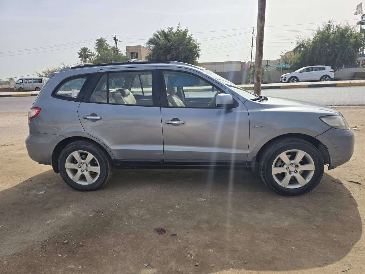 للبيع .. سنتافي ٢٠٠٧ خليجي ٧ راكب مكينة ٦  سيارة مال جناي بلادية بية شبر تصليح فقط  نظيفة كفالة وسونار ***********
