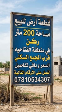 الفتاحيه • قطعة أرض • ٢٠٠م