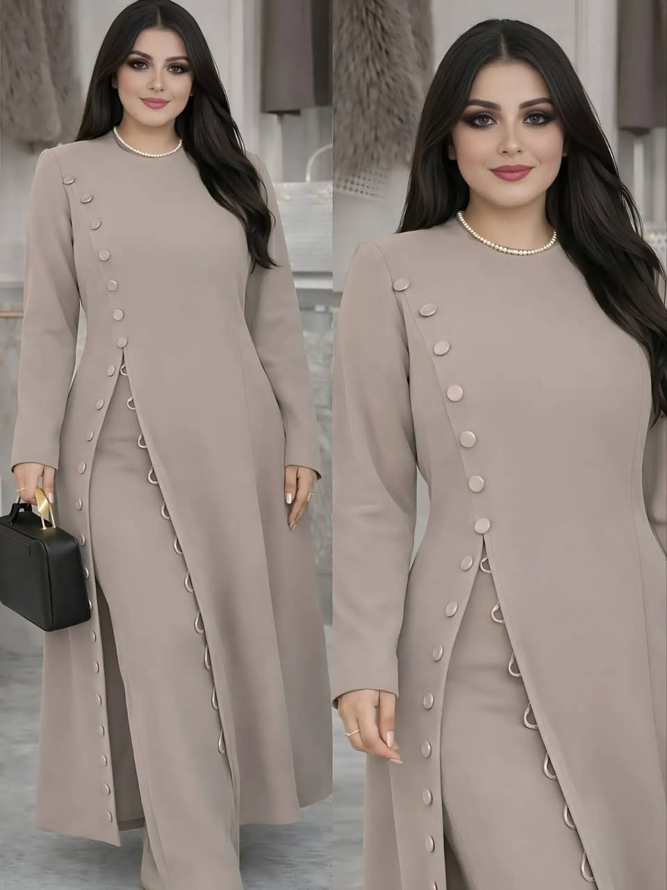 ⁨ لوحه فنيه طقم العيد لكل امرأة راقيه .
طقم قطعتين . قماش لينين جكار ايطالي .
من ارقى وأفخم الاقمشه الصيفيه الايطاليه .
طول الكيلوت 105 سم عرض 28 سم
طول الجاكيت 130 سم مبطن بالكامل
قالب راهي .
 القياسات 42 44 46 48 50 52
مع ضمان الفحص بحضور المندوب
للحجز خاص متوفر توصيل لجميع المحافظات


**إذا كنت صاحب هذا الإعلان وتريد حذفه لأي سبب، رجاءا أرسل رسالة إلى الدعم الفني**