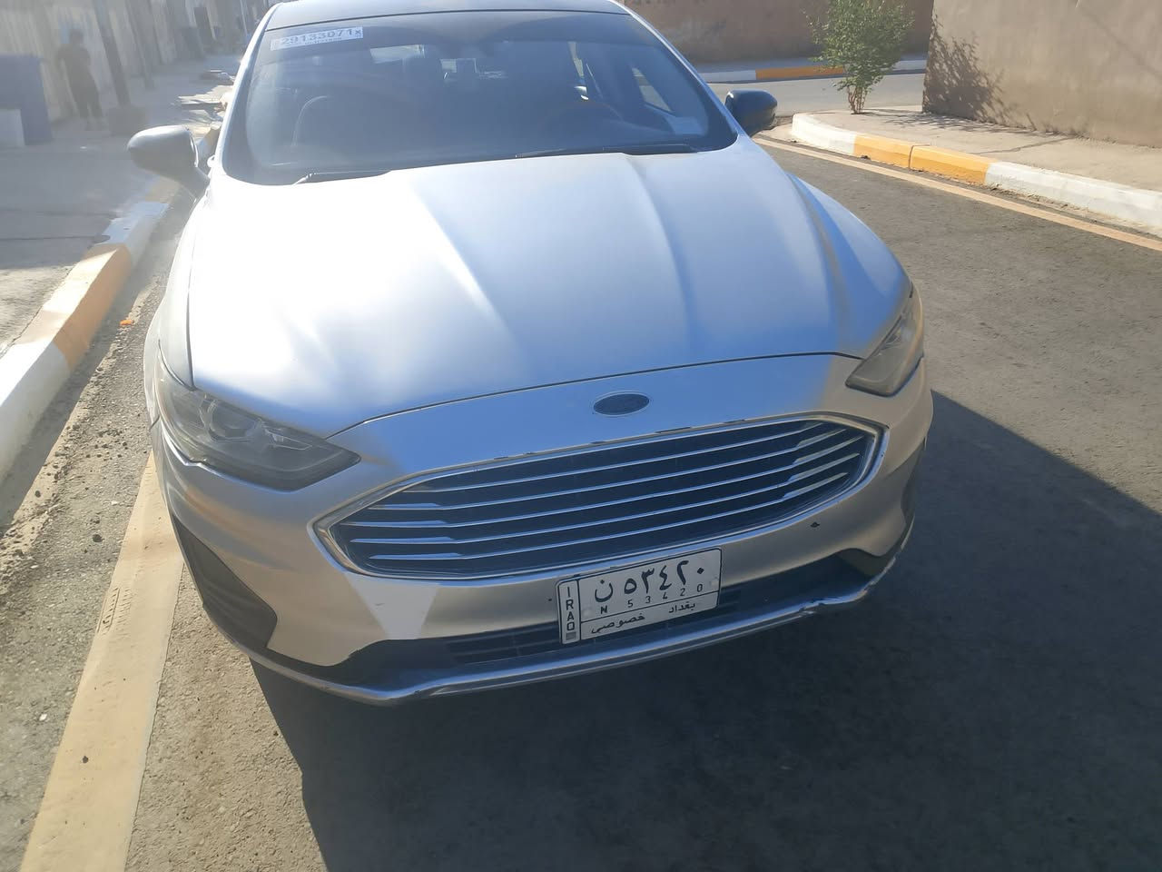 السلام عليكم ورحمه الله للبيع سيارة فورد فيوجن محرك سياره 2000 هايبرد موديل 19 حادث بسيط بدون دواخل رقم بغداد الرقم الجديد ما راح اذكر السعر انت قيم واخذ بلي يرضي الله سبحانه لا والله محتاج فلوس ومضطر ابيع  السيارة حلوة وجاهز التواصل على الرقم *********** السيارة موجودة في محافظ ديالى تحاتي للجميع
