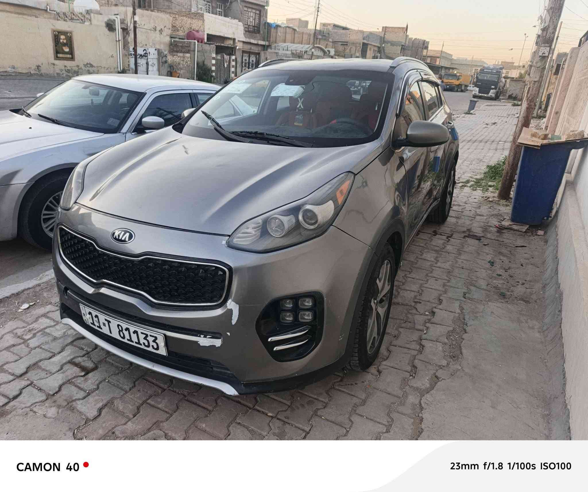 للبيع موديل 2017 سبورتج محرك 2400 جي دي باسمي سونر مرفق وياها العنوان بغداد الحسينيه 116 وبيها مجال قليل تفاصيل ***********
