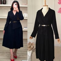 فساتين كورية • أسود فخم • كمية محدودة