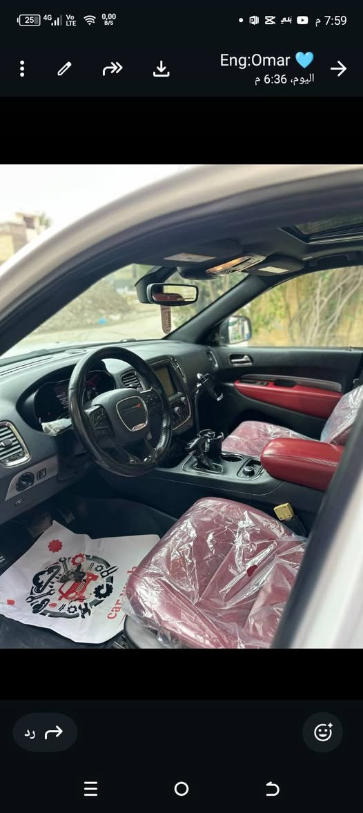 دوج دورنكو. بيع او مراوس 
السيارة،كلين تايتل 
الرقم. دهوك 
موديل. 2020
فئه. R/TMax فول 
السيارة بحالة ممتازة. تاخذها ما تصرف عليها ربع 
نضافه 1/1
الي مو شراي. لا يكسر بحلال العالم 
السعر اتصل متواجد واتساب. 
السيارة احلى من الصور. تجي وتشوفها 
حجم المحرك. V8 
مكان السيارة. بغداد 
***********
