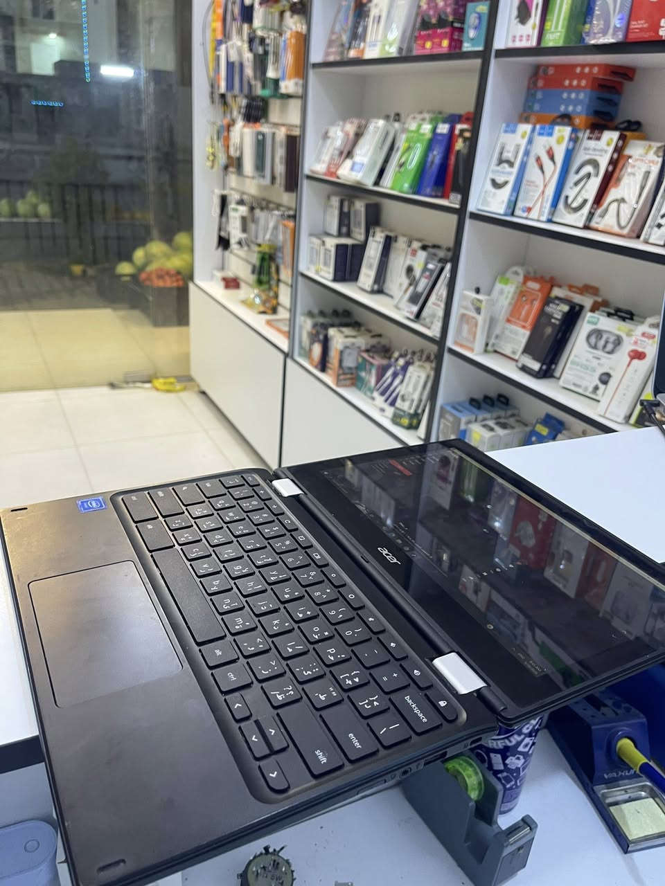 السلام عليكم 

لاب توب Acer Chromebook قلاب 
شاشة تعمل باللمس 

ذاكرة 32 
السعر 60 الف


**إذا كنت صاحب هذا الإعلان وتريد حذفه لأي سبب، رجاءا أرسل رسالة إلى الدعم الفني**