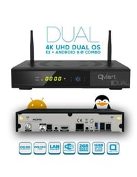 ريسيفر Qviart • دوال 4K • Enigma2 أندرويد 9