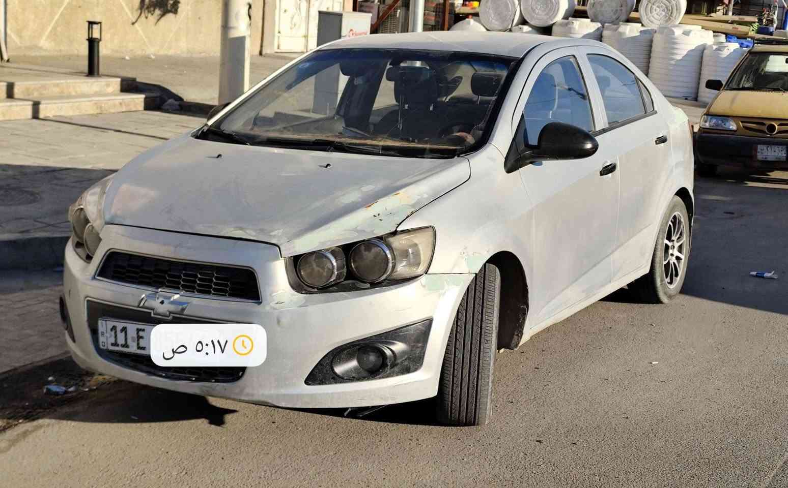 شوفرليت سونك موديل 2012
محرك 1600، تبريد تدفئة، رقم بغداد مميز، السيارة بأسمي، السنوية نهاية 2027، كير اوتماتيك 6 سرعات، تخم ويل، دواخلها حلوة.. تبريد وتدفئة شغال.

مصبوغة حزام سابقًا بدون ضرر، وحاليا تحتاج صبغ مكانات بالكشر الخارجي بسبب طخطخات مثل ما واضح بالصور

***********
للبيع او مراوس بأحدث مع الفرق
السعر (53 ورقة) مكاني بغداد - البياع
