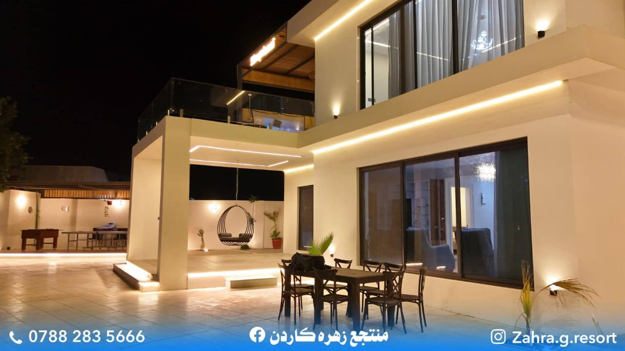 منتجع زهرة كاردن – VIP -- المسابح والمنطقة الخارجية
📍 الموقع: صلاح الدين – قضاء بلد – مدخل ٢
مسبح داخلي منعزل يفيد العوائل المشتركة فول خصوصيه
🏡 فلة فاخرة بطابقين وسط النخيل
🛏️ تحتوي على ٤ غرف مكيفة بأجواء هادئة
🏊‍♂️ مسبح عائلي واسع
👶 مسبح خاص للأطفال
🧖‍♀️ مسبح منعزل بطابع خاص لخصوصية تامة
🔥 منطقة باربكيو متكاملة مثالية للجلسات والمناسبات

🌿 جلسات خارجية ومساحات خضراء للاسترخاء
🎯 أنشطة ترفيهية لجميع أفراد العائلة
🎮 ألعاب أطفال وكبار (بلياردو – منضدة – مفيشة)

✅ متاح للإيجار خلال أيام العيد
📞 للحجز والاستفسار: ***********

---

#منتجع_زهرة_كاردن
#مزارع_بلد #منتجعات_بلد #بلد #صلاح_الدين
#منتجعات_العراق #استراحة_نخيل #منتجع_VIP
#عيد_سعيد #باربكيو #مسبح_خاص #استراحات_العيد
#استجمام_عراقي #جلسات_عائلية #ايجار_منتجعات
