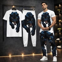 قطني ليكرا • تراك بجامه • مقاسات M-3XL