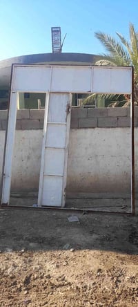 باب دفتري للبيع  ٣متر ٥بوب تفصال جديد مضبوط متكامل بس شد 07876968070