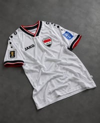 دريس منتخب العراق  🇮🇶❤️ 07770654318 توفر الآن خامه اصلي شعار جيلاتين 👍...