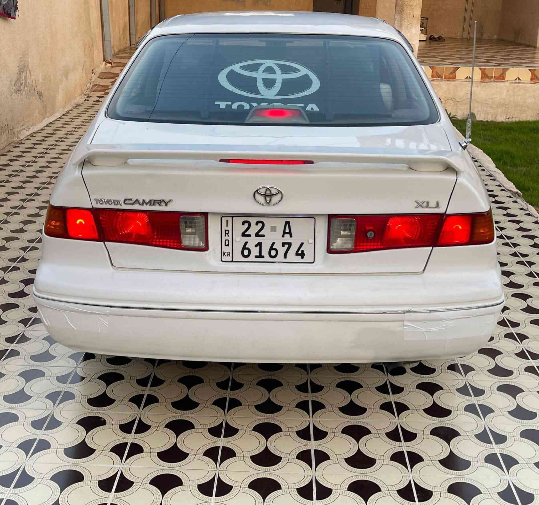 السلام عليكم.
للبيع كامري 2001.خليجي.رقم اربيل بسمي

بيها صبغ باب. 

وتبديل قطعتين بلادي نفس اللون. شرط السونار 

محرك 2200 ابو الكف مكفول. كير مكفول

تبريد ثلج. تخم صدر جديد 

السعر 83

/مجال بسيط جدا

مكان السياره صلاح الدين قضاء بلد

***********
