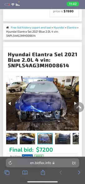 النترا 2021 ازرق جويتي رقم اربيل بأسمي تحويل ثاني
محرك 2000 دوش
ماشية 109
مواصفات sel
شاشة كبيرة لمس
شاشة عداد دجتل متغير الوان ومتغير الشكل
تبريد شاشة بيانو
كير اوتو
سايد بريك بصمة
اوتو هولد 
مود درايف
تحديد مسار
قيادة ذاتية
فول رادارات
فول تحكم ستيرن
تبريد + تدفئة
جنطة بصمة
حساسات فول
توقف ذاتي
كروس سرعة
تحكمات صوتية
تدفئة كشنات
تشغيل عن بعد

السيارة ليبل واحد بدون تبديل اي قطعة حادثها صبغ ربع البنيد وصبغ ربع القبق مال جنطة بدون ايرباك كلشي موضح بالصور 

وعندي صار بيها رصعات ٣ بالجاملغ الخلفي ورصعة اباب الصدر 

ملاحظة البنيد على تصليح الامارات ما لاعب بي 

سعرها 134$

‎***********  مكاني الدورة
