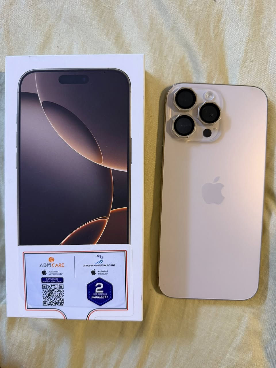 السلام عليكم .. عندي ايفونات  ١٧ برو ماكس ثنين جدد كارتونه  (ESim) ، الواحد سعره مليونين 

وعندي ايفون١٦ برو ماكس مشحون ١٦٣ مره ، بطارية ٩٩ بي قطرة سواد بحافة الشاشة متمشي ابد انطي بيها ضمان متمشي والجهاز جديد لك شخط مابي
سعره واحد وربع وبي مجال للشراي 

ملاحظة: مو بياع شراي كلّ الاجهزة مال بيت بس للحاجه اريد ابيع.


**إذا كنت صاحب هذا الإعلان وتريد حذفه لأي سبب، رجاءا أرسل رسالة إلى الدعم الفني**