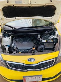 كيا ريو موديل 2013 وارد امريكي حادث جاملغ خلفي بدون دواخل سيارة ليبر و...