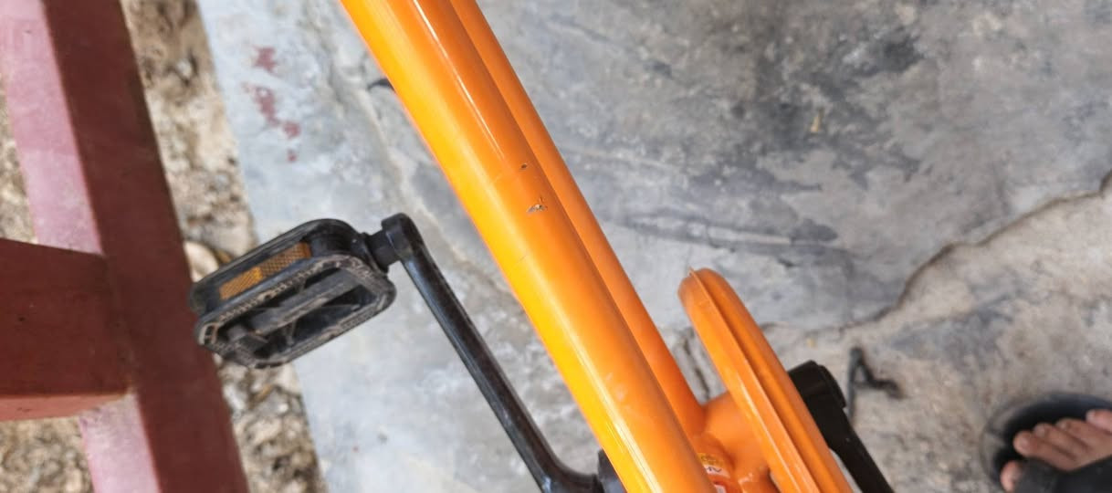 السلام عليكم البايسكل  للبيع   نضيف شهر صارلي من جايبه والله البايسكل نضيف السعر ١٦٠ قفل الرقم \ *********** العنوان كربلاء طوريج مقابل بانزين خانه الحكومي
