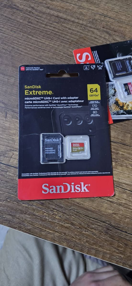 رام ساندسک متوفر SanDisk 
64GB
256GB


**إذا كنت صاحب هذا الإعلان وتريد حذفه لأي سبب، رجاءا أرسل رسالة إلى الدعم الفني**