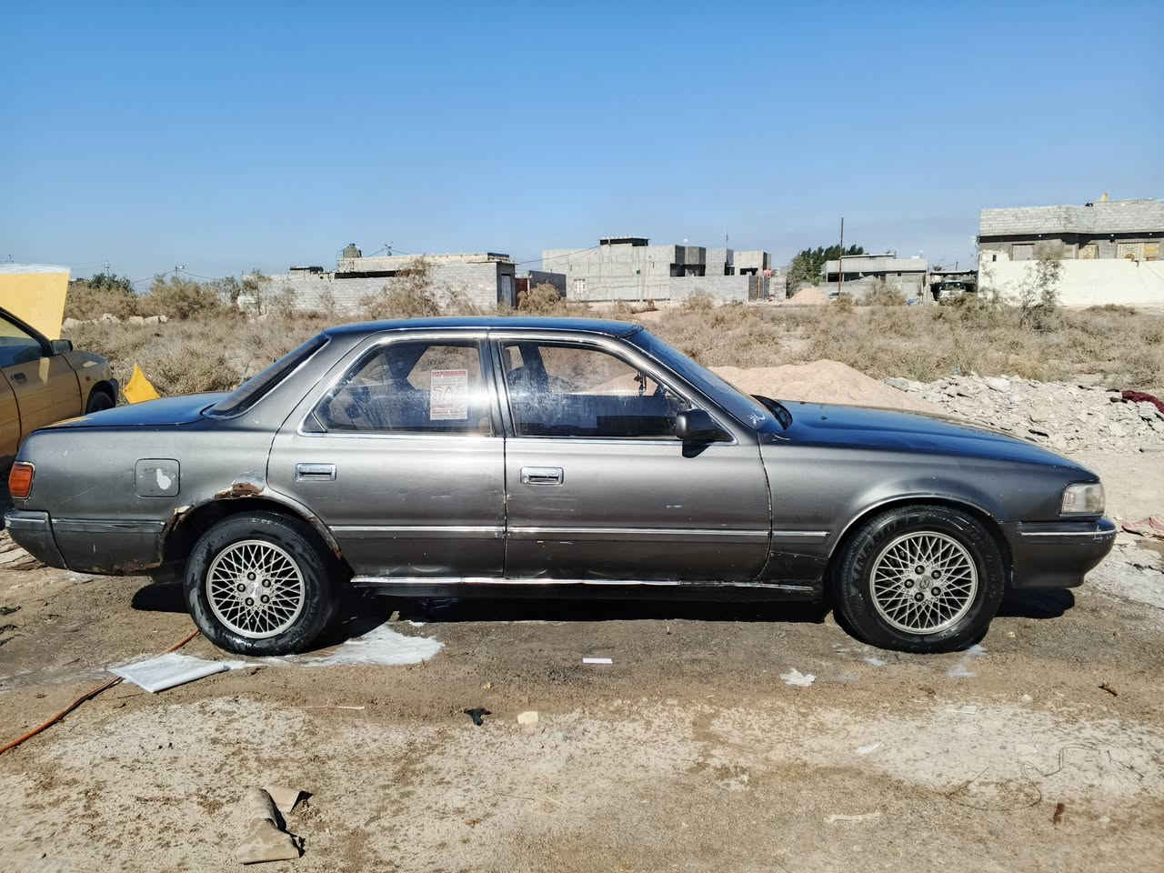 السلام عليكم كرسته كصيف مديل1991مكفوله من الكص ونقل جثه مصبوغه عام للجماليه بدون ضربه مكينه 2500تخم تاير حداديه مشط جديد رقم بصره تحويل ثاني يوم لسعر 28وبيها مجال الاتصال عل رقم ***********المكان البصره كرمه علي ***********
