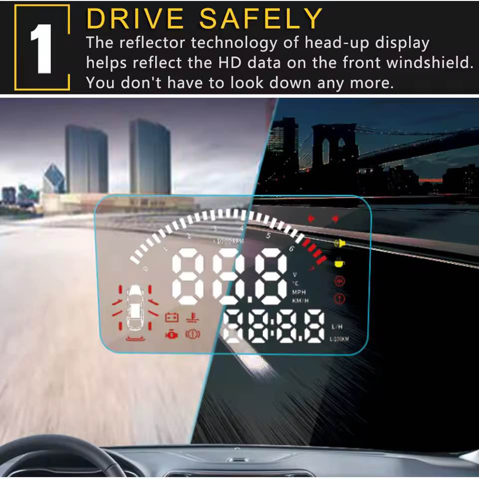 Car Head Up Display HUD For Jeep Cherokee (KL) 2016-2023 Auto Electronic Accessories Windshield Projector Alarm

Car Head Up Display:
For Jeep Cherokee 2016 2017 2018
For Jeep Cherokee 2019 2020 2021 2022 2023
- Reflecting Car Informations On the Windshield -
- Safe Driving Screen Projector -
Special Notice:
Only Fit the car of Left Hand Drive Country.
Please don't order for Right Hand Drive Country Buyers.
Please check the front speaker's outline to see if our HUD is the same as it before order. السليمانية, العراق


**إذا كنت صاحب هذا الإعلان وتريد حذفه لأي سبب، رجاءا أرسل رسالة إلى الدعم الفني**