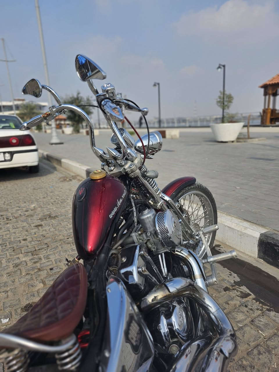 هوندا 400cc steed بوبر  فول تزويد 
الدراجه غنيه عن التعريف 
اخذتها من  وفي الاسكندر 
كفاله عامه كير مكينه  شاصي كله مكفول 
عليها تزويد من أميركا 
كابريتر هارلي ديفيدسون  تك Su موديل 1944 
صالنصات كوبرا 
صدر سبرنك هارلي ديفيدسون وباقي هواي تفاصيل بالدراجه  خير من الله دراجه جاهزة  للراغب بالشراء الاتصال على الرقم  ***********
