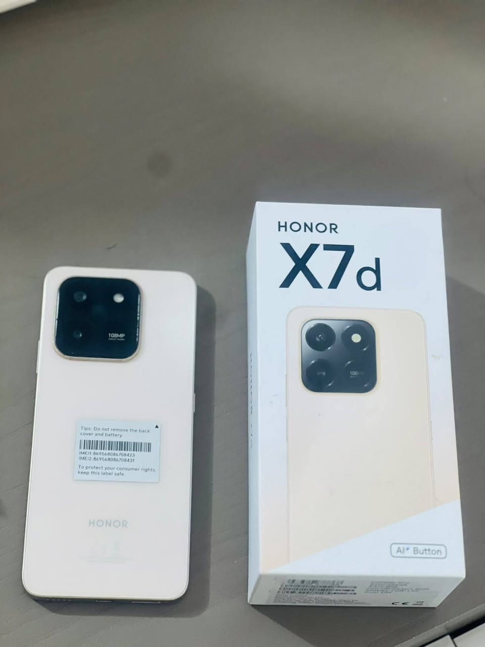 سلام عليكم
موبايل هونر X7d
جهاز نضيف صالي شهر من اخذته 
ذاكره 256
غراضه موجودات 
سعر خاص؟ 
مستعجل عليهه


**إذا كنت صاحب هذا الإعلان وتريد حذفه لأي سبب، رجاءا أرسل رسالة إلى الدعم الفني**