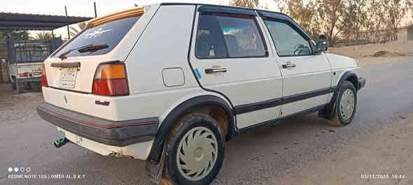 كولف للبيع سياره جاهزه ماعايزه شي رقم جديد وسنويه  تحويل مباشر وصدر نضيف كهربائيات شغاله ومدوشمه تخم تاير جديد محرك شرط المكان سامراء السعر 30وبيه مجال للاتصال+***********
