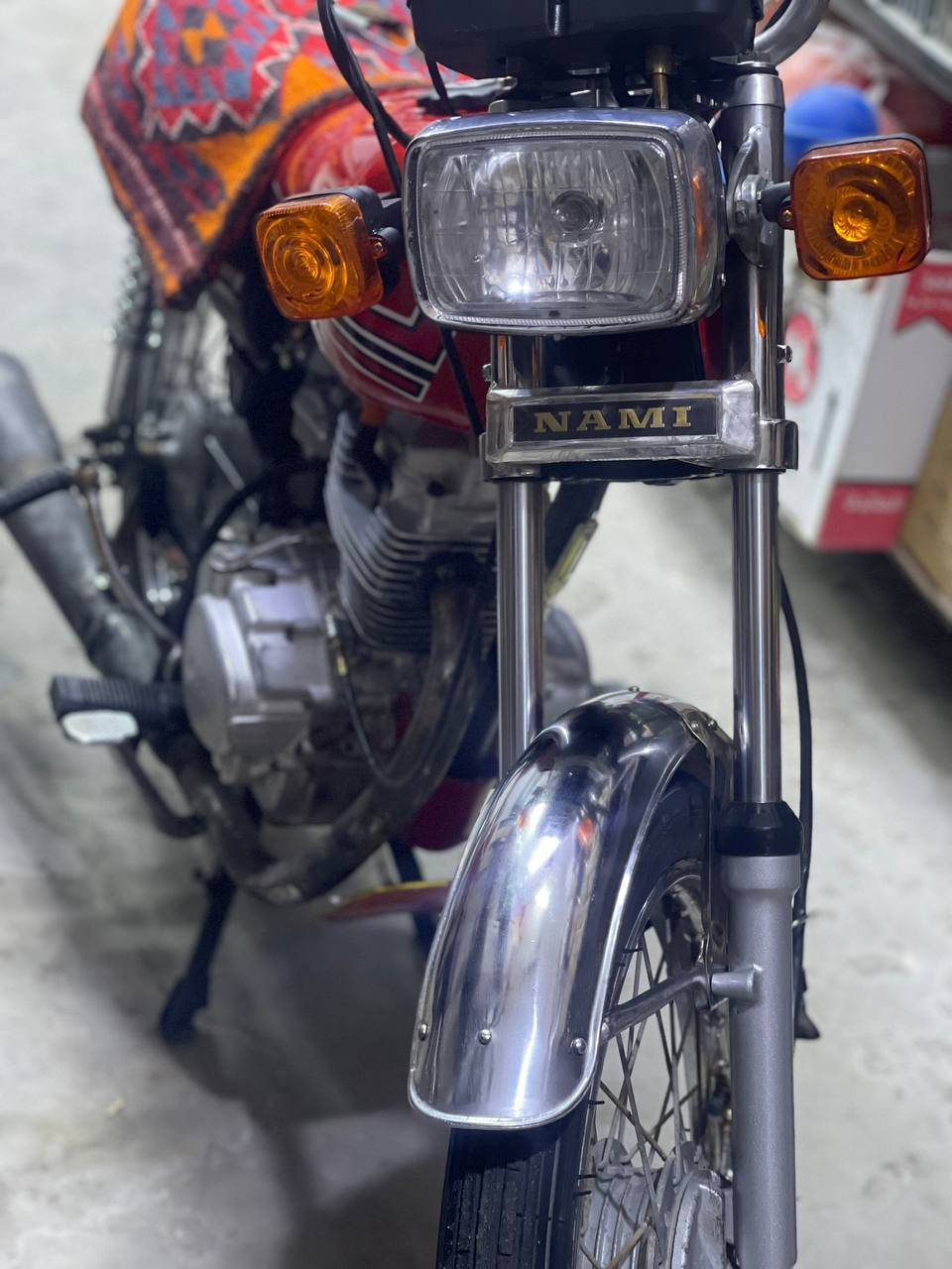 السلام عليكم
( مكلف بالنشر )
دراجه للبيع ادوات بسعر 450 
مكان البصره ـ حي الحسين 
رقم صاحبهه (***********)
