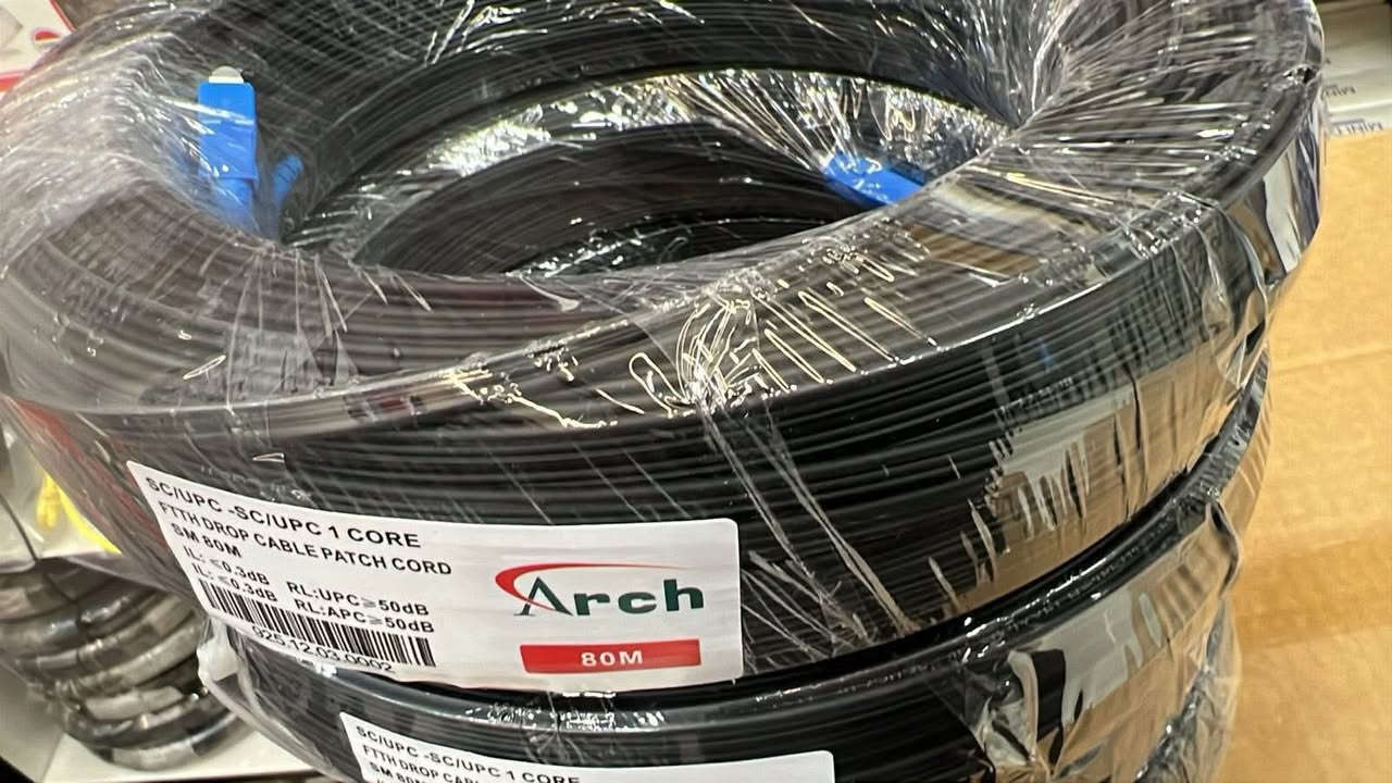Arch FTTH البراند الاقوى على مستوى العراق– يعني خاص بس للشركات الثكيلة😉🔥
💥 الأطوال: 40م – 50م – 60م – 75م – 100م – 

120م – 150م – 200م

 • النوع: FTTH – مناسب للتركيبات المنزلية والمكتبية

 • الألياف: Single-mode G657A2 – أداء بصري ممتاز وانحناء أفضل

 • التوصيل: سريع وثابت، يقلل فقد الإشارة ويزيد كفاءة الشبكة

 • الغلاف: LSZH مقاوم للحرائق وآمن للاستخدام الداخلي والخارجي

 • التوافق: يدعم GPON وEPON والشبكات الحديثة

🚀 كيبل Arch FTTH – سرعة وثبات في شبكتك!

🚨مستعدون لتجهيز كافة المشاريع جمله ومفرد🚨 

📲 للاستفسار والطلب:

• WhatsApp: ***********

•:

🚚 توصيل سريع لجميع محافظات العراق 🇮🇶
