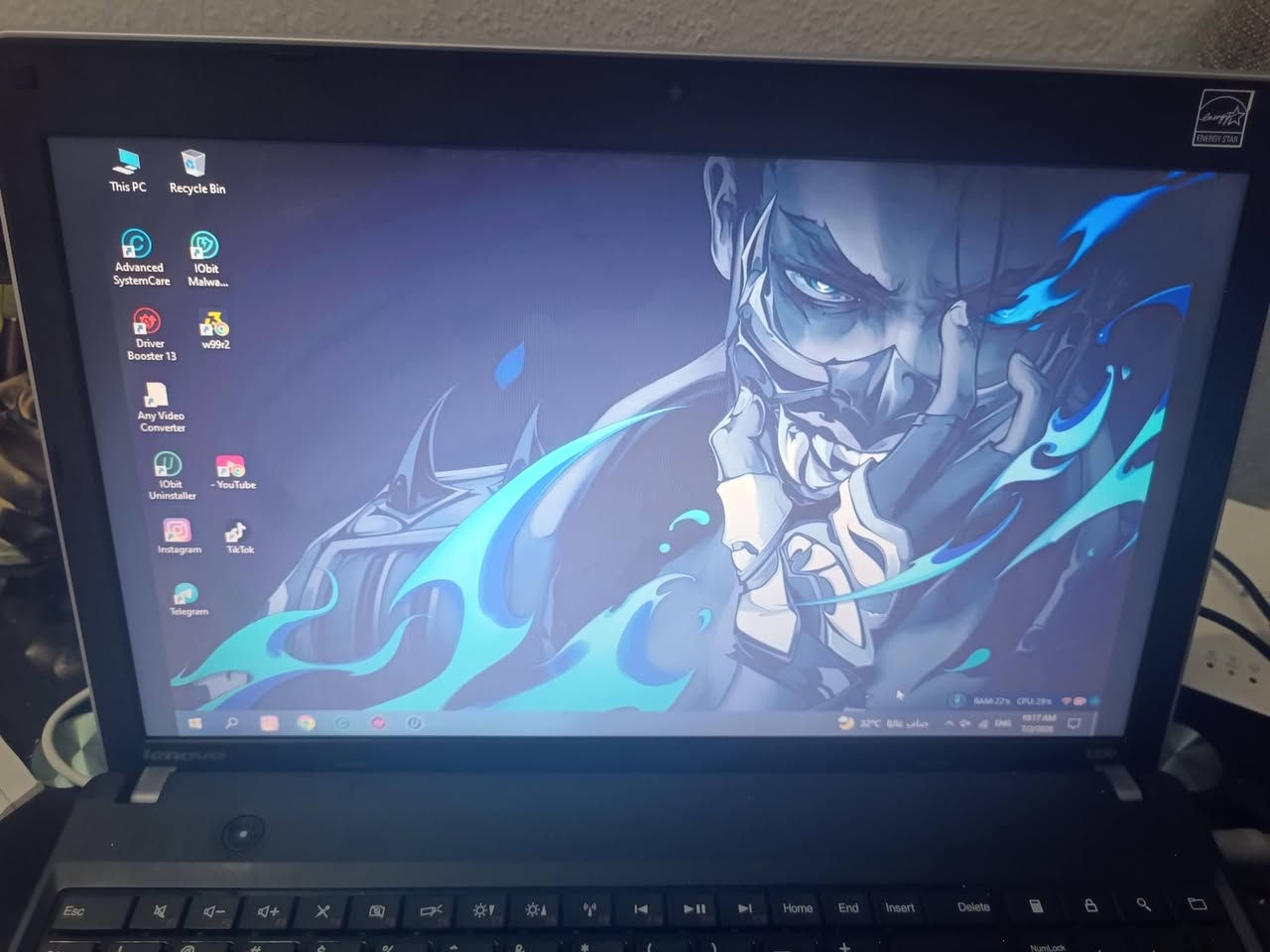 للبيع  او مراوس بايباد  السعر 150بي. مجال
لابتوب لينوفو ثينك باد (Lenovo ThinkPad Edge E530) بحالة ممتازة وجاهز للاستخدام مباشرة.
الموصفات 
​المعالج: Intel Core i5
​الشاشة: حجم 15.6 بوصة مريحة جداً للعمل والدراسة.
​الكيبورد: عربي / إنجليزي كامل (يحتوي على الأرقام الجانبية).
​النظام: وندوز 10 منصب وجاهز مع البرامج الأساسية.
​المميزات: لابتوب معروف بقوة تحمله وجودة تصنيعه (فئة رجال الأعمال)، يحتوي على قارئ بصمة لزيادة الأمان.
​الملحقات: الشاحن الأصلي متوفر.
للبيع لابتوب لينوفو ثينك باد (Lenovo ThinkPad Edge E530) بحالة ممتازة وجاهز للاستخدام مباشرة.


**إذا كنت صاحب هذا الإعلان وتريد حذفه لأي سبب، رجاءا أرسل رسالة إلى الدعم الفني**