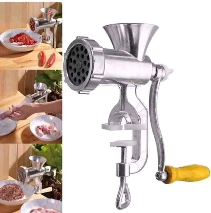 مثرامة يدوية تخلي شغلك بالمطبخ أسهل وأسرع!
لا كهرباء.. لا ضوجة.. بس ثبّتها عالطاوله ولف المقبض 
- تفرم لحمك بكل سهولة، مثالية للكبة، الكفتة والبرغر 🍔
- قوية ومصنوعة من معدن متين ضد الصدأ 🔧
- تنظيفها سهل وتتفكك بثواني 🧼
- حجم عملي وخفيفة للحمل 🌟
خلي تحضيراتك أسرع وأرتب مع المثرامة اليدوية 👌يتوفر خدمة توصيل لكل المحافظات 🚙 بغداد, العراق


**إذا كنت صاحب هذا الإعلان وتريد حذفه لأي سبب، رجاءا أرسل رسالة إلى الدعم الفني**