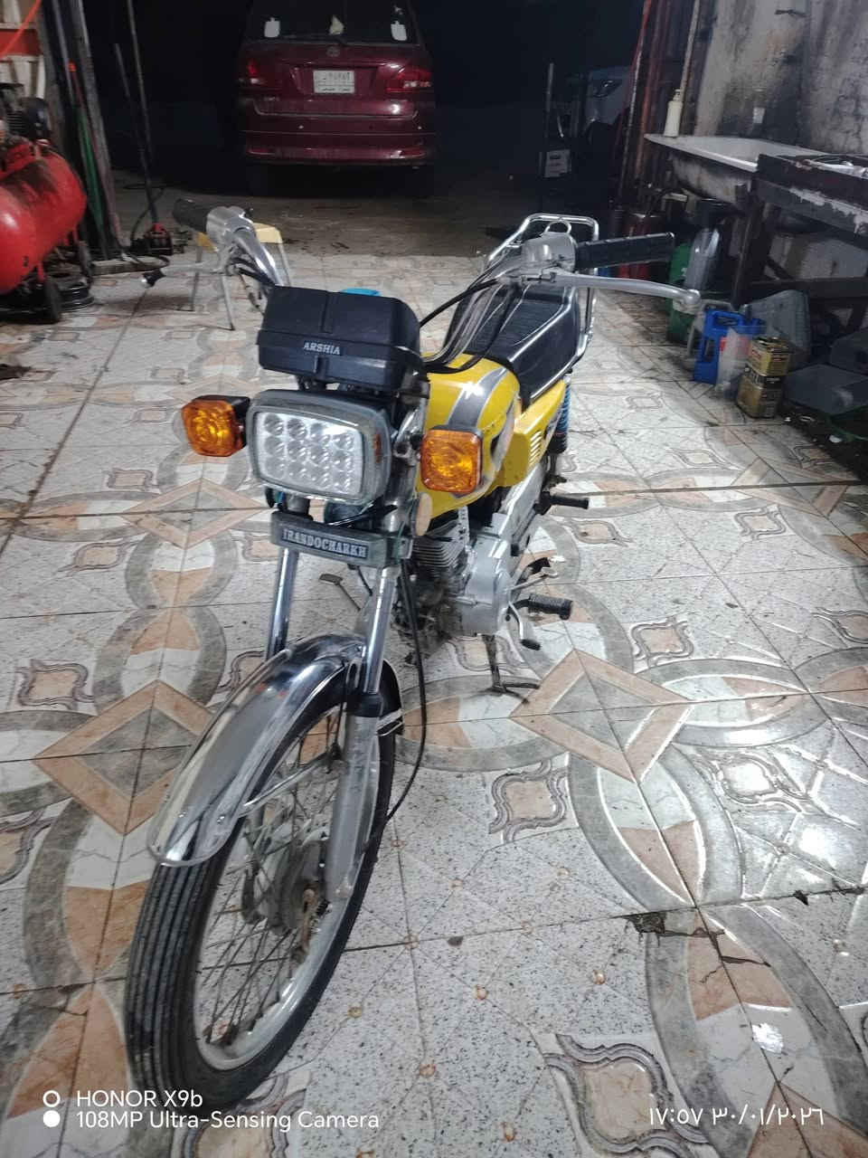 يالله سلام عليكم دراجه ارشا  وراق صولي سبع وراق  نضيفه كلش ومرتبه  السعر 475.   خوان لمايشتري ***********
