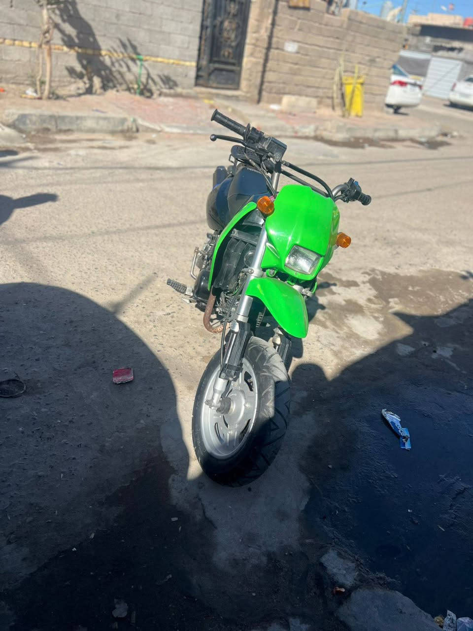 السلام عليكم دراجه كاوسكي ربع مكينه 110سي مكان البصره المعقل***********
