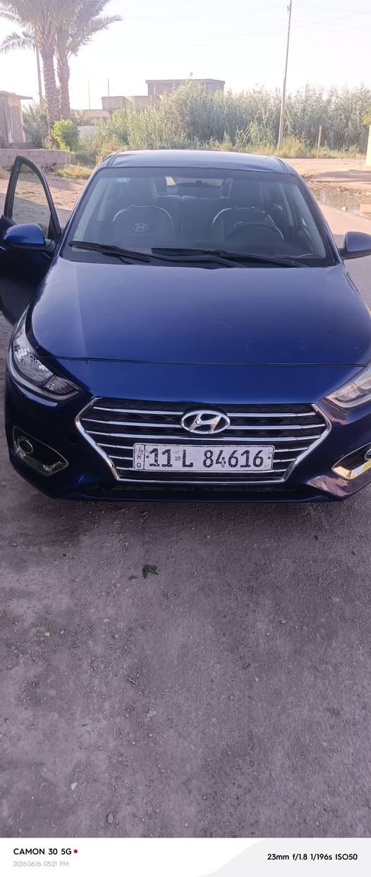 سلام عليكم للبيع اكسنت موديل 2020 وارد امريكي محرك دبل نوزل 1600 كير AT تبريد منضومة مبدلهة كلهة جديد تدفئة حادثهة جامل وبنيد وبل عراق نفس الضرر سيارة نضيفة وجاهزة للاخير للستفسار *********** مكاني بغداد.)
