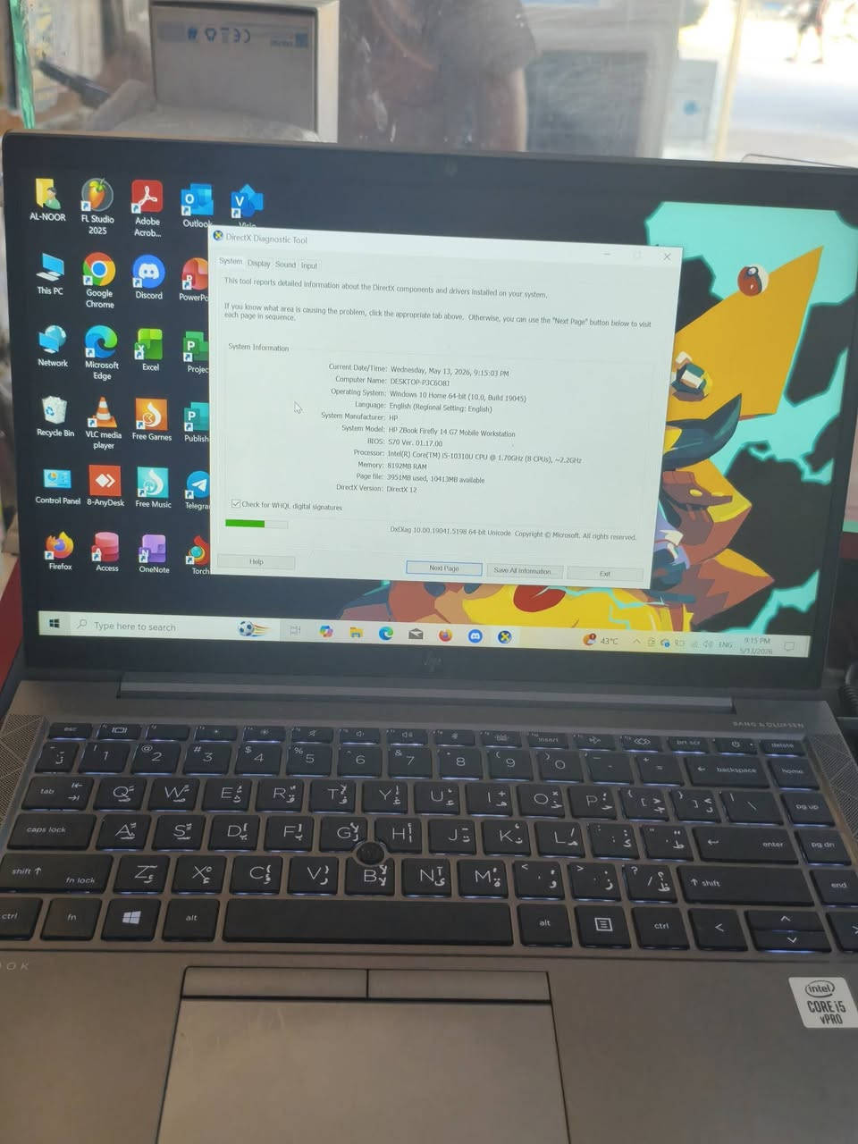 للبيع
hp zbook g7
مامستخدمة جديدة
نظافة 100 بلمية
الجيل العاشر
وباقي تفاصل داخل الصور


**إذا كنت صاحب هذا الإعلان وتريد حذفه لأي سبب، رجاءا أرسل رسالة إلى الدعم الفني**