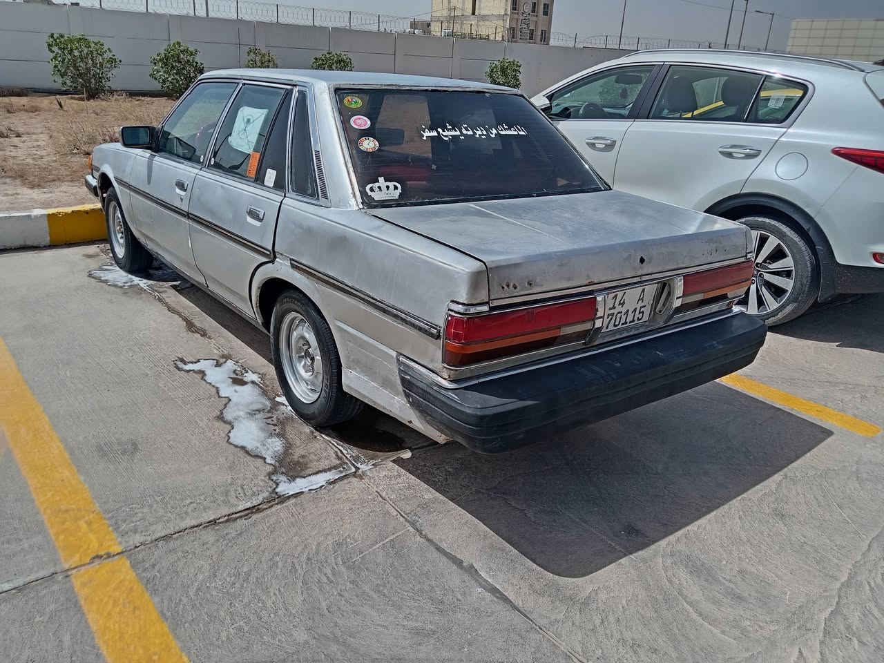 سلام عليكم ورحمة الله وبركاته
كروسيدا موديل ٨٨ ايسر بلاد كير مكينه
ونجي تبريد شغال حداده وتأيرات جديد
غرفه كارتون دشبول جديد كهربائيات شغاله
اكسن وكاردن وفلنجات كله جديد مشط جديد
سياره رقم بصره انكليزي سنويه ٣٠ بسمي
مكانه بصره زبير *********** سعره ٣٢
