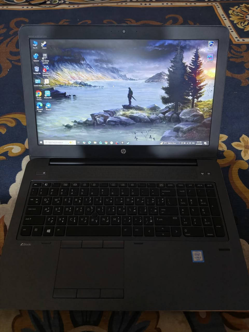 لابتوب HP ZBOOK 15 G3
وندوز 10 

كوراي 7 الجيل السادس

هارد 256 SSD 

كرتين شاشه منفصل ومدمج 

المدمج Intel HD Graphics 530

والمنفصل AMD FirePro W5170M

السعر 400 الجهاز نضافة 99٪ مكاني بغداد قرب فلكة سلمان باك *********** واتساب
