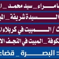 زيارة العتبات • مبيت كربلاء • البصرة قضاء المدينة